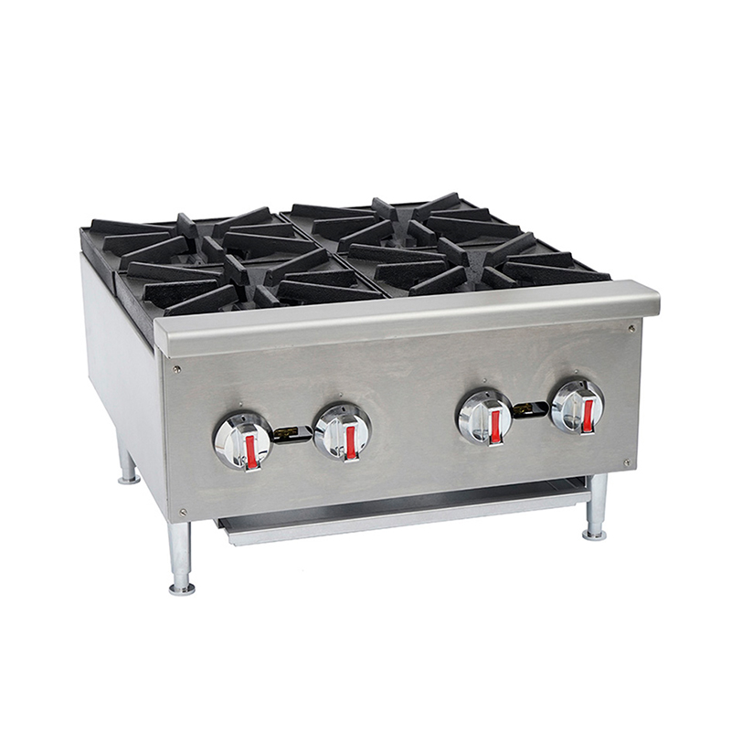 4 Burners Gas Countertop Range